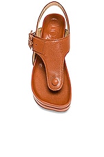 Loewe Comfort 90 Flatform Sandal in Tan, view 4, click to view large image.