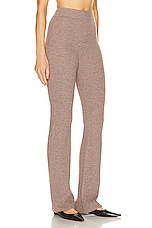 Le Ore Lodi Knit Pant in Walnut, view 2, click to view large image.