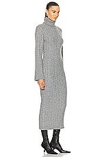 LPA Tori Cable Dress in Heather Grey, view 3, click to view large image.