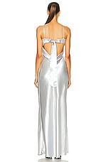 LPA Finelli Maxi Dress in Silver, view 4, click to view large image.