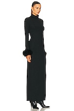 LPA Noemi Maxi Dress in Black, view 3, click to view large image.
