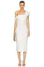 LPA Vania Midi Dress in Ivory, view 1, click to view large image.