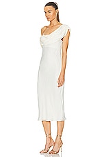 LPA Vania Midi Dress in Ivory, view 3, click to view large image.