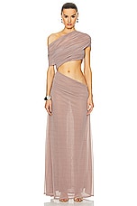 LPA Mona Maxi Dress in Concrete, view 1, click to view large image.