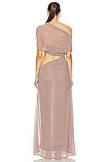 LPA Mona Maxi Dress in Concrete, view 4, click to view large image.