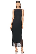 LPA Deva Maxi Dress in Black, view 6, click to view large image.