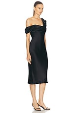 LPA Vania Midi Dress in Black, view 2, click to view large image.