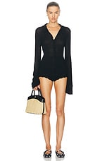 LPA Hana Cardigan in Black, view 4, click to view large image.