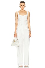 LPA Blair Pant in Ivory, view 4, click to view large image.