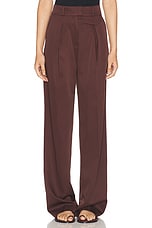 LPA Carlotta Pant in Dark Brown, view 1, click to view large image.