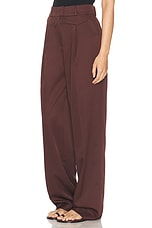 LPA Carlotta Pant in Dark Brown, view 3, click to view large image.