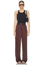 LPA Carlotta Pant in Dark Brown, view 5, click to view large image.