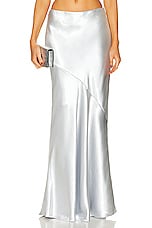 LPA Amalia Maxi Skirt in Silver, view 1, click to view large image.
