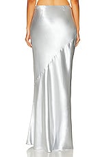 LPA Amalia Maxi Skirt in Silver, view 3, click to view large image.