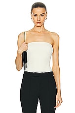 LPA Melora Knit Tube Top in Ivory, view 1, click to view large image.