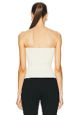 LPA Melora Knit Tube Top in Ivory, view 3, click to view large image.