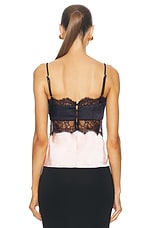 LPA Rosalie Top in Pink & Black, view 3, click to view large image.