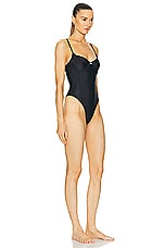 LPA Francesca One Piece in Black, view 2, click to view large image.