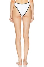 LPA Alessa Bottom in White & Black, view 3, click to view large image.