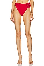 LPA Marjorie High Waist Bottom in Red, view 1, click to view large image.