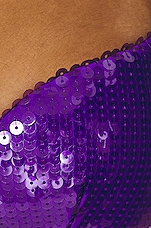 LaQuan Smith Bra in Grape, view 5, click to view large image.
