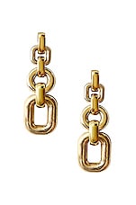 LAURA LOMBARDI Bianca Earrings in Brass, view 1, click to view large image.