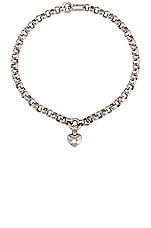 LAURA LOMBARDI Amorina Pendant Necklace in Silver, view 1, click to view large image.