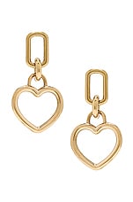 LAURA LOMBARDI Beatta Earrings in Brass, view 1, click to view large image.