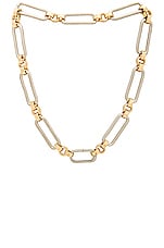 LAURA LOMBARDI Two Tone Stanza Necklace in Two Tone, view 1, click to view large image.