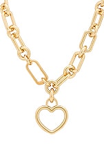 LAURA LOMBARDI Beatta Necklace in Brass, view 2, click to view large image.