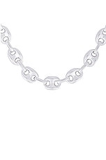 Louis Abel Faba Necklace in Sterling Silver, view 2, click to view large image.