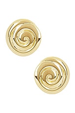 Louis Abel Uzu Earring in 18k Yellow Gold Vermeil, view 1, click to view large image.