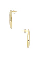 Louis Abel Uzu Earring in 18k Yellow Gold Vermeil, view 2, click to view large image.