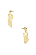 Louis Abel Abluvio Earring in 18k Yellow Gold Vermeil, view 2, click to view large image.