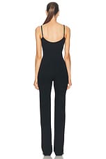 LESET Rio Corset Jumpsuit in Black, view 3, click to view large image.