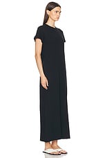 LESET Margo Maxi Dress in Black, view 2, click to view large image.