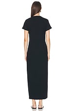 LESET Margo Maxi Dress in Black, view 3, click to view large image.