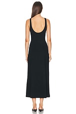 LESET Rio Scoop Neck Dress in Black, view 3, click to view large image.