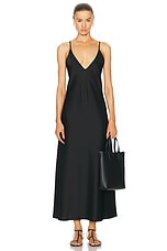 LESET Barb Backless Dress in Black, view 1, click to view large image.