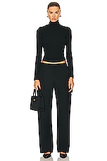 LESET Jane Painter Pant in Black, view 4, click to view large image.
