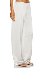 LESET Barb Wide Leg Pant in Cement, view 2, click to view large image.