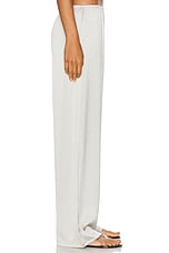 LESET Barb Wide Leg Pant in Cement, view 3, click to view large image.