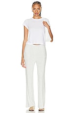 LESET Lauren Pocket Pant in Cloud, view 4, click to view large image.