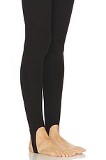 LESET Rio Stirrup Pant in Chocolate, view 7, click to view large image.