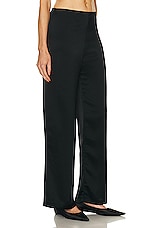 LESET Barb Wide Leg Pant in Black, view 2, click to view large image.