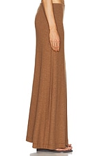 LESET Lauren High Waist Maxi Skirt in Squirrel, view 3, click to view large image.