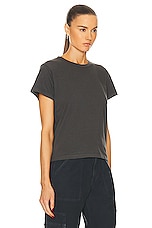 LESET The Margo Tee in Slate, view 2, click to view large image.