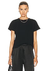 LESET Margo Tee in Black, view 1, click to view large image.