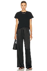 LESET Margo Tee in Black, view 4, click to view large image.