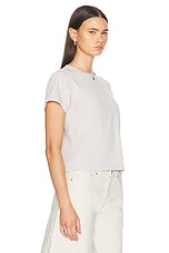 LESET Margo Tee in Creme, view 2, click to view large image.